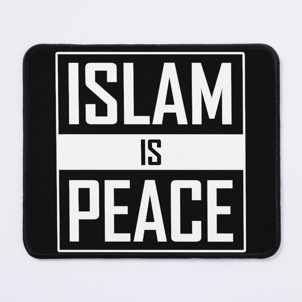 Item preview, islam is peace islamic art quotes designed and sold by EfenDesign.