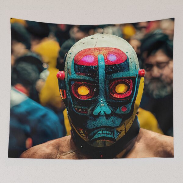 Item preview, el luchador designed and sold by James Vernon.