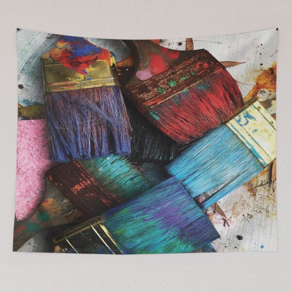 Item preview, A Hint of Colour Brush with Paint Design designed and sold by FuddalanDesigns.