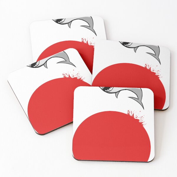 Item preview, Rising Sun Japanese Sun Burst Shark designed and sold by Kairami-Art.