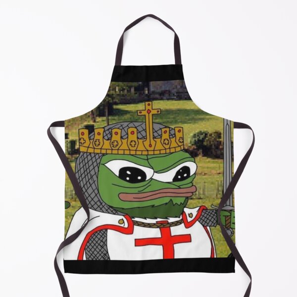 Item preview, Crusader Pepe funny meme designed and sold by TAYLORRUOFF.