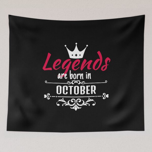 Item preview, Legends are born in October designed and sold by boohenterprise.