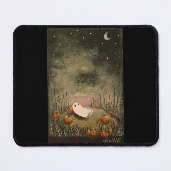Item preview, Gazing at the Moon ghost funny halloween designed and sold by TAYLORRUOFF.