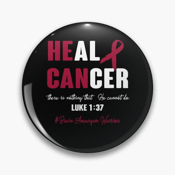 Item preview, Brain Aneurysm Awareness - Heal Cancer - Support Brain Aneurysm Warrior Gifts designed and sold by ElizabethS809.