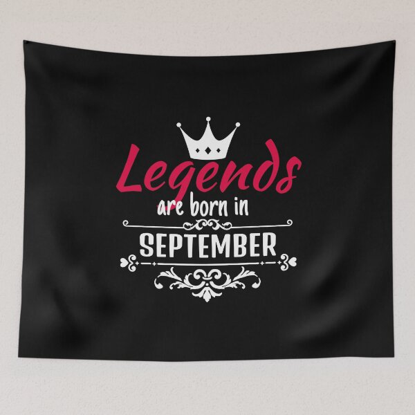 Item preview, Legends are born in September designed and sold by boohenterprise.
