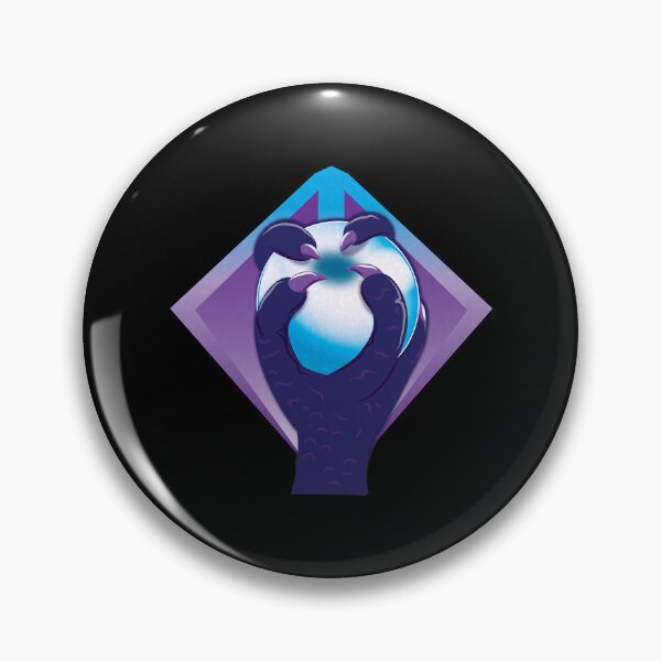 Item preview, Purple taloned hand holding an orb symbol of the Malazan empire designed and sold by ThriftPulpStore.