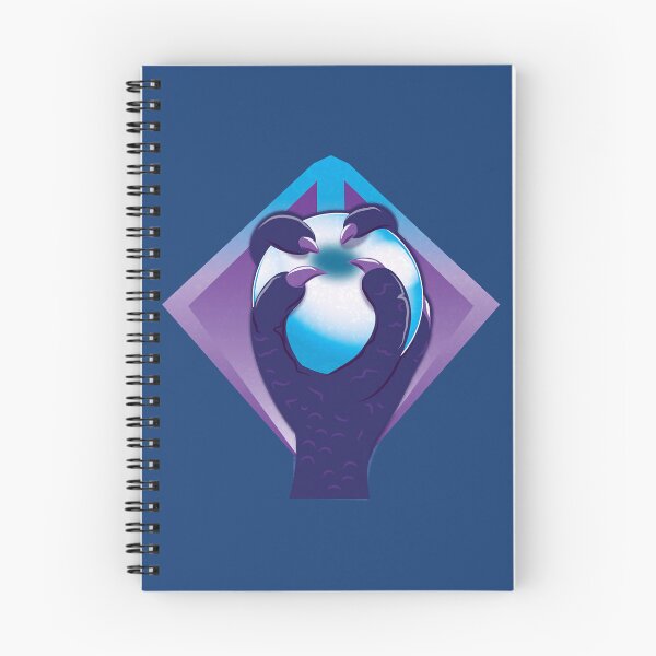 Item preview, Purple taloned hand holding an orb symbol of the Malazan empire designed and sold by ThriftPulpStore.