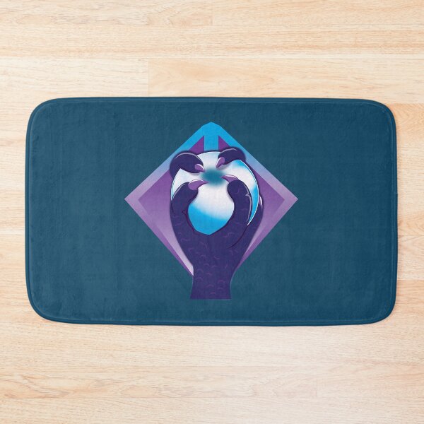 Item preview, Purple taloned hand holding an orb symbol of the Malazan empire designed and sold by ThriftPulpStore.