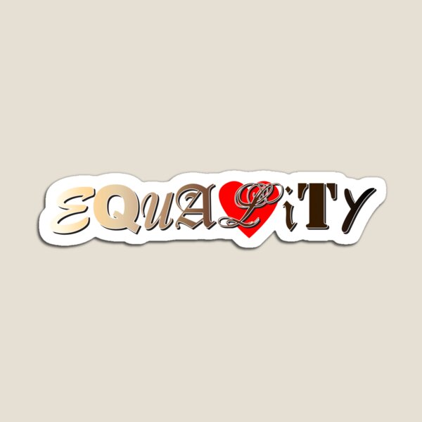 Item preview, Equality on White designed and sold by Sarinilli.