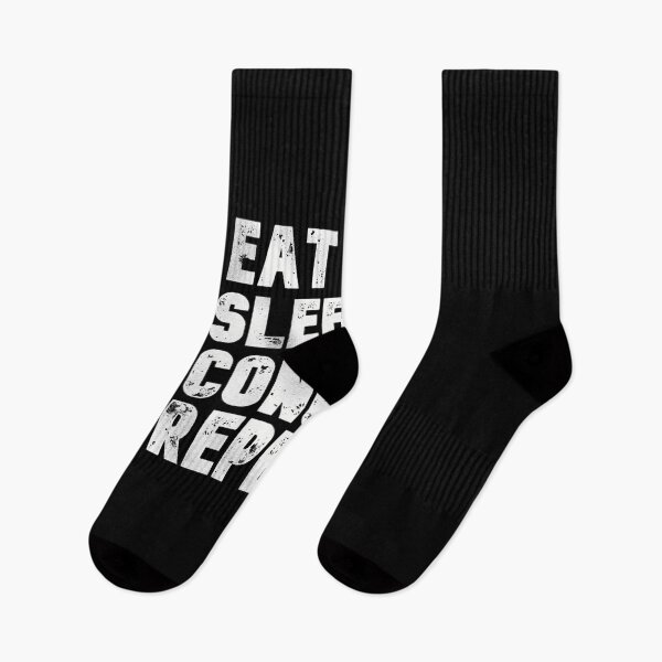 Item preview, Eat Sleep Concert Repeat Fitted T-Shirt designed and sold by CravenStore99.