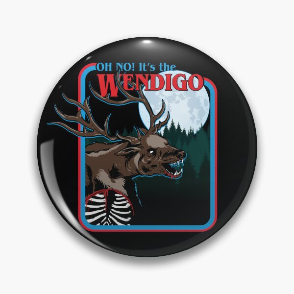 Item preview, OH NO! It's The Wendigo! Funny Wendigo Cryptid designed and sold by NatIntrovertSoc.