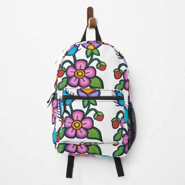 Item preview, Strawberry Bloom on yellow  designed and sold by Jenannbrown.
