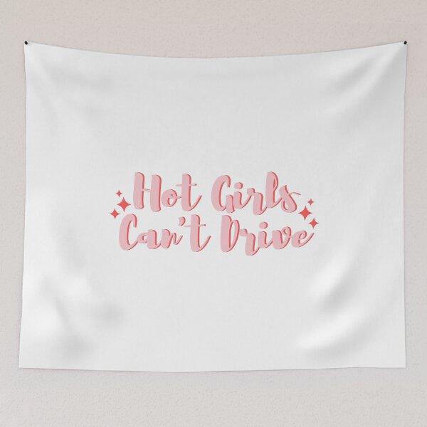 Item preview, Hot Girls Can't Drive, Cute Pink Bumper  designed and sold by yass-art.