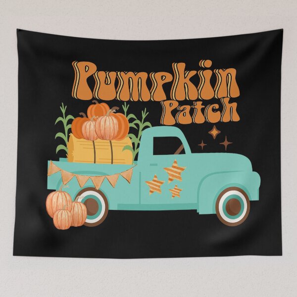 Item preview, Cute Vintage Truck Pumpkin Patch Retro Design designed and sold by handsoftime2020.