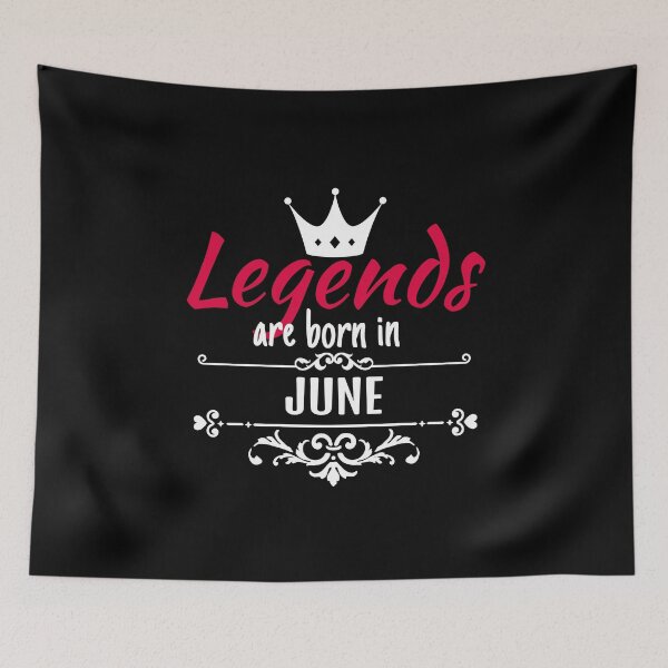 Item preview, Legends are born in June designed and sold by boohenterprise.