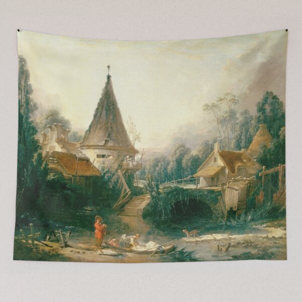 Item preview, Francois Boucher Landscape near Beauvais designed and sold by OldTimeArt.
