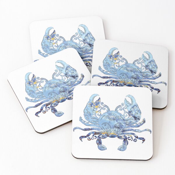 Item preview, Waves Crashing On The Shore Crab designed and sold by damonasplace.