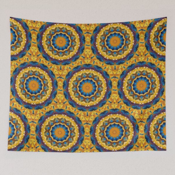 Item preview, Kaleidoscope N0. 7 - Blue and Tan designed and sold by PhotosByHealy.