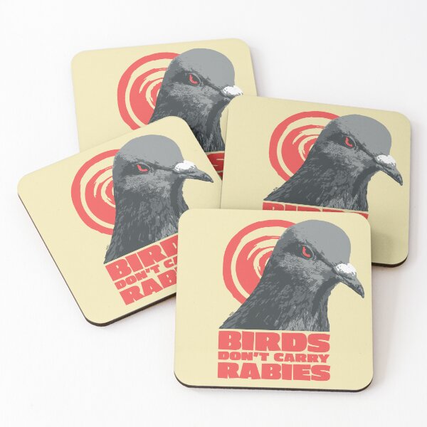 Item preview, Birds don't carry rabies designed and sold by Murder of Crows.