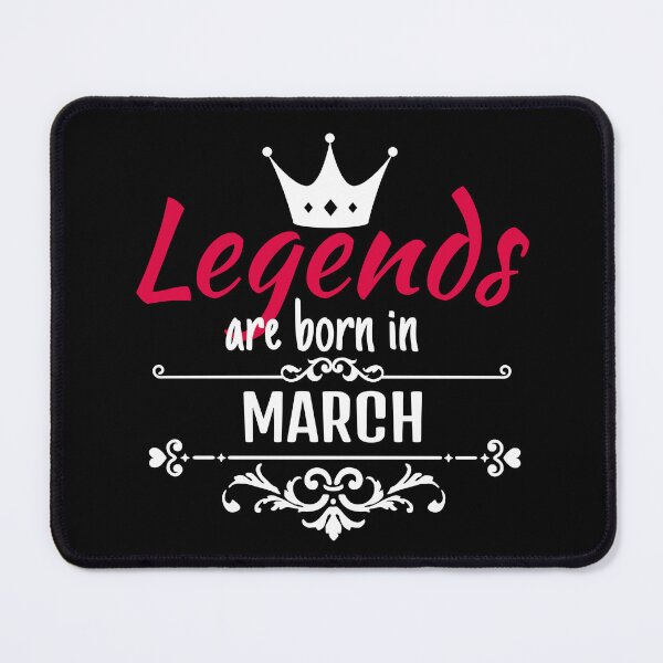 Item preview, Legends are born in March designed and sold by boohenterprise.
