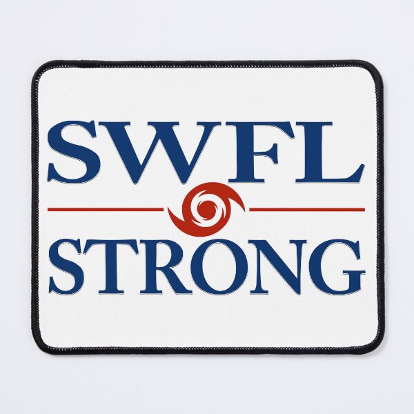 Item preview, SWFL STRONG - #SWFLSTRONG SOUTHWEST FLORIDA, HURRICANE IAN 2022 #SUPPORT LOCAL PIER RED, WHITE & BLUE T-SHIRT designed and sold by Real-Humdinger.