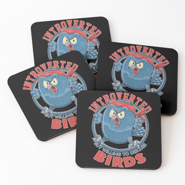 Item preview, introverted but willing to discuss birds designed and sold by ImaginarStore.