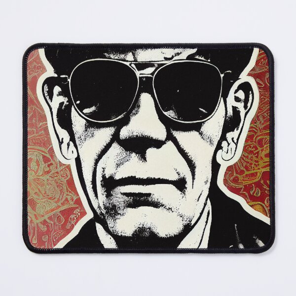 Item preview, Hunter S. Thompson Retro Vintage Portrait designed and sold by Mystikos Art.