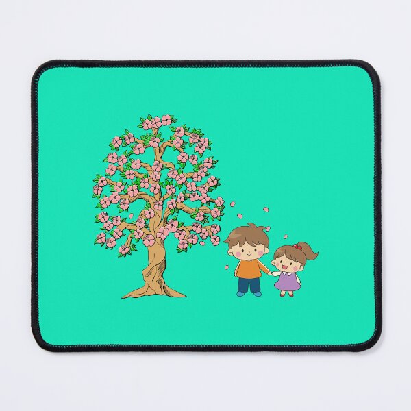 Item preview, A picture of a tree and the children under it are having fun designed and sold by EpicSurfRiders.
