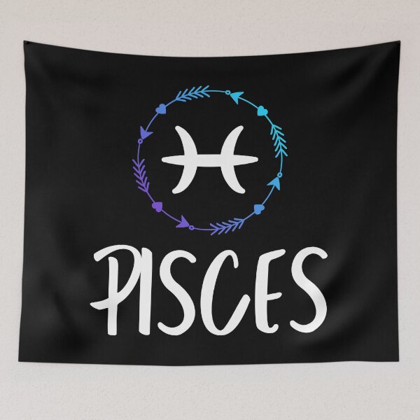Item preview, Pisces Zodiac Sign Arrow Border designed and sold by Hellofriendco.