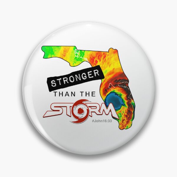 Item preview, STRONGER THAN THE STORM - #SWFLSTRONG SOUTHWEST FLORIDA, HURRICANE IAN 2022 #SUPPORT LOCAL PIER RED, WHITE & BLUE T-SHIRT designed and sold by Real-Humdinger.