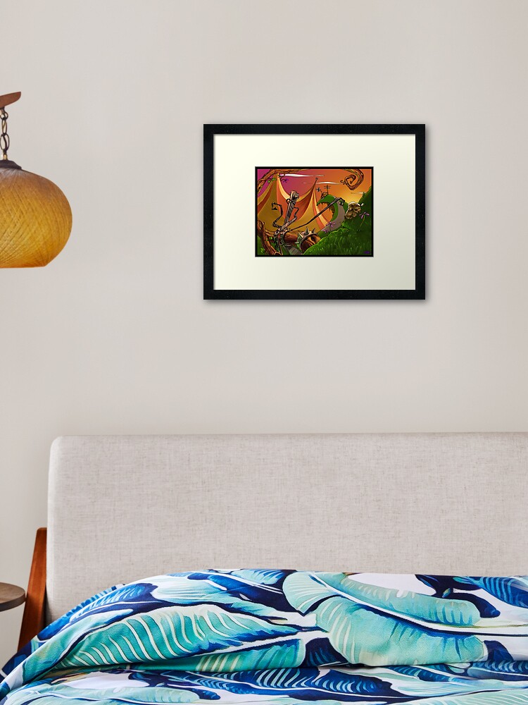 Thumbnail 2 of 7, Framed Art Print, Strange Circus designed and sold by PocketClouds.
