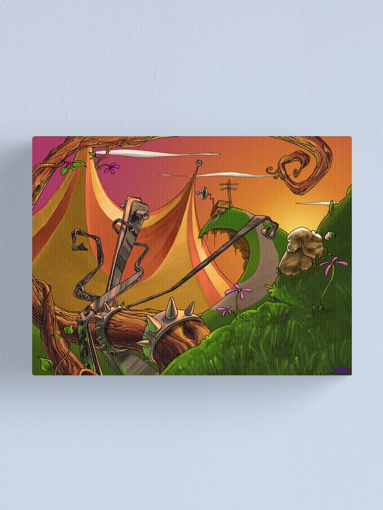 Thumbnail 1 of 3, Canvas Print, Strange Circus designed and sold by PocketClouds.
