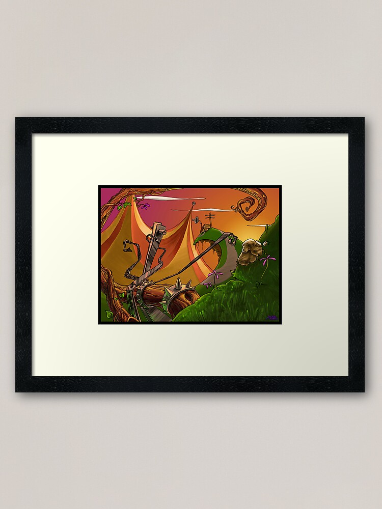 Thumbnail 1 of 7, Framed Art Print, Strange Circus designed and sold by PocketClouds.
