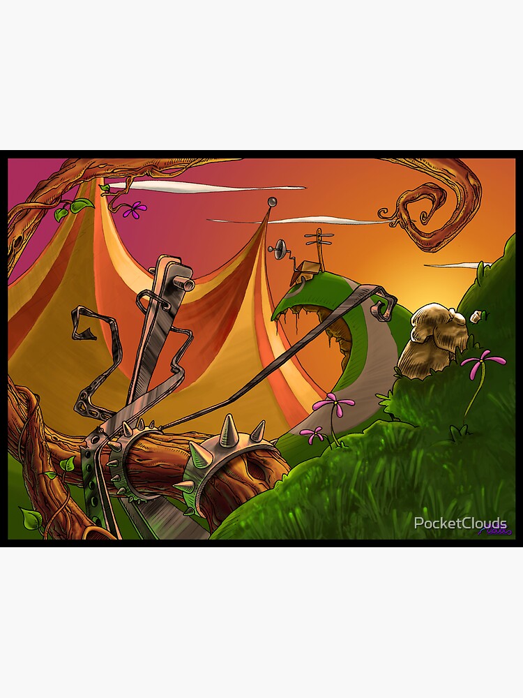 Thumbnail 3 of 3, Canvas Print, Strange Circus designed and sold by PocketClouds.