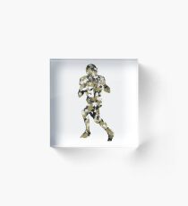 Splatter Brees Acrylic Block