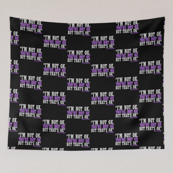 Item preview, I'm not ok, you're not ok but that's ok. -White Goodman, Dodgeball  designed and sold by Sticker Up.