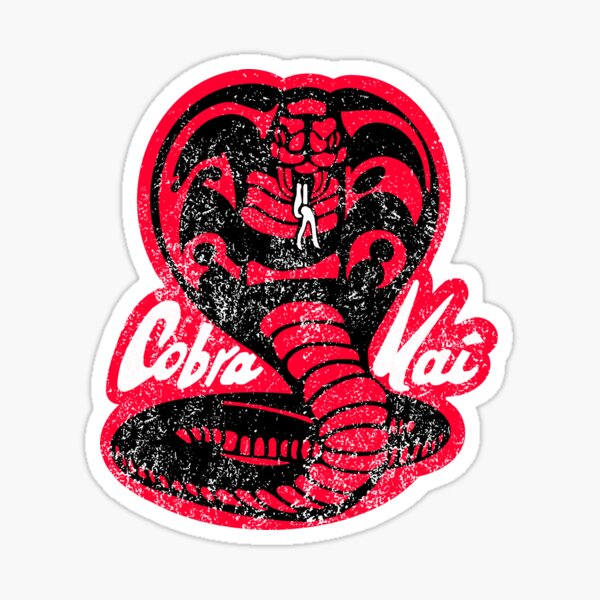 "snake karate kids" Sticker for Sale by lilsalkaayy Redbubble