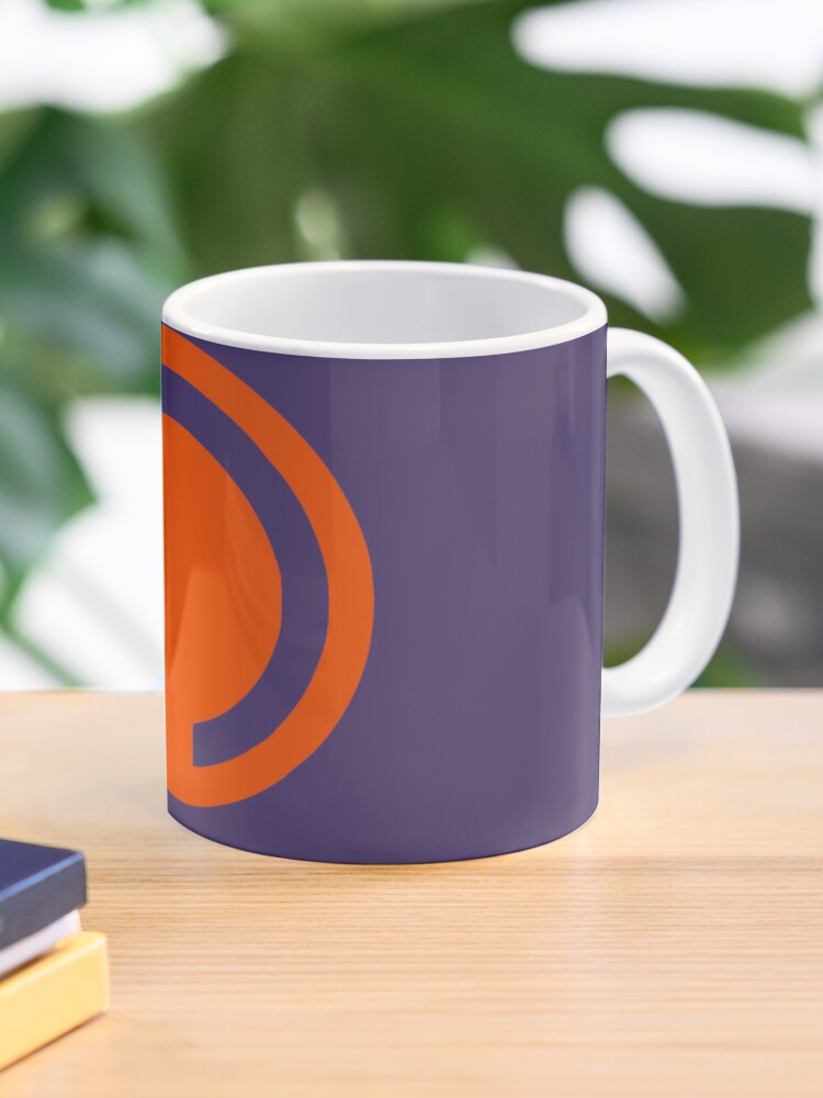 Dragon Ball Z Kame Kanji & Logo Orange Ceramic Mug