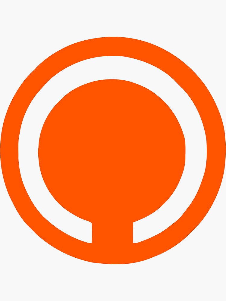 "Dragon Ball Kanji Sign Logo Orange Piccolo(オレンジ・ピッコロ Orenji Pikkoro