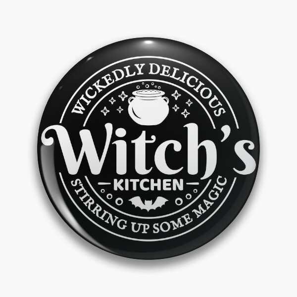 Item preview, Wickedly Delicious Witch's Kitchen Stirring Up Some Magic, Halloween Witch Round Sign, Magic Kitchen Apparel designed and sold by praewapy.