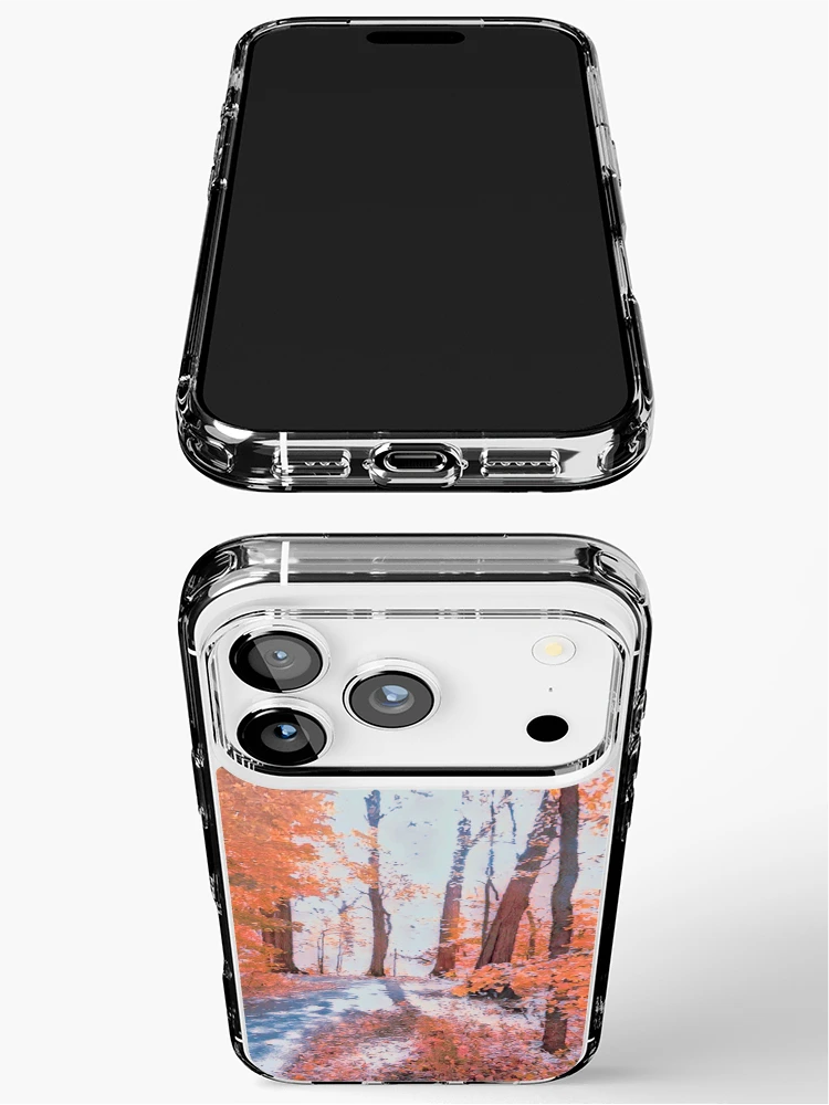 Thumbnail 3 of 5, iPhone Case, The Path To Fall designed and sold by TiltedCode.