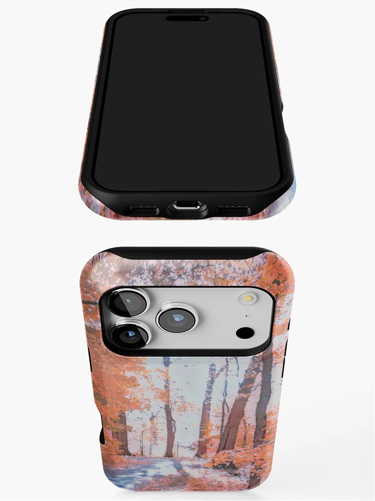 Thumbnail 3 of 4, iPhone Case, The Path To Fall designed and sold by TiltedCode.