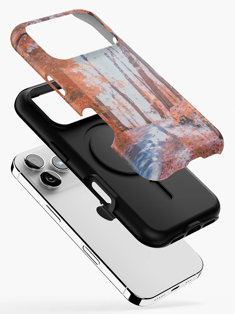 Thumbnail 2 of 4, iPhone Case, The Path To Fall designed and sold by TiltedCode.