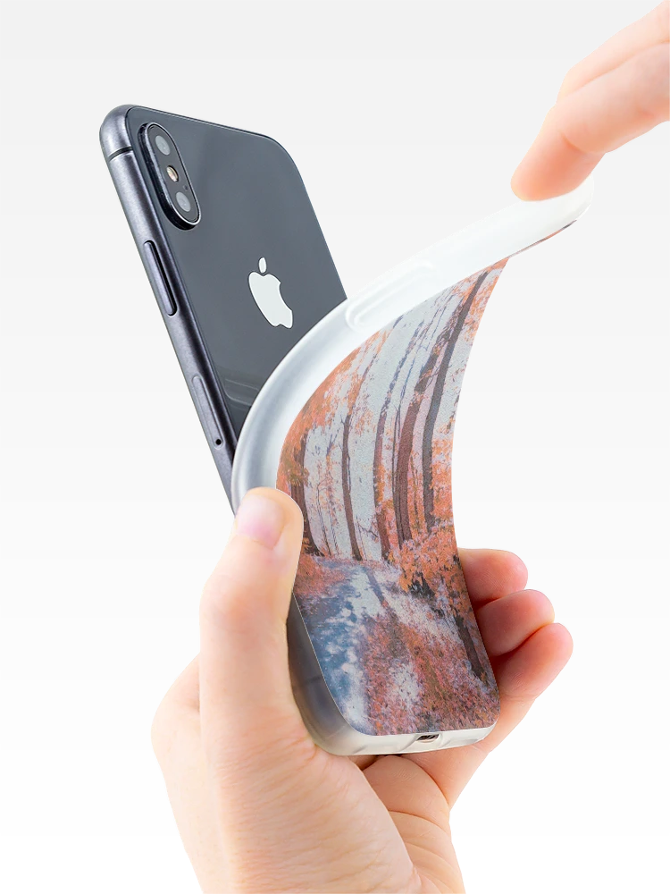 Thumbnail 4 of 5, iPhone Case, The Path To Fall designed and sold by TiltedCode.