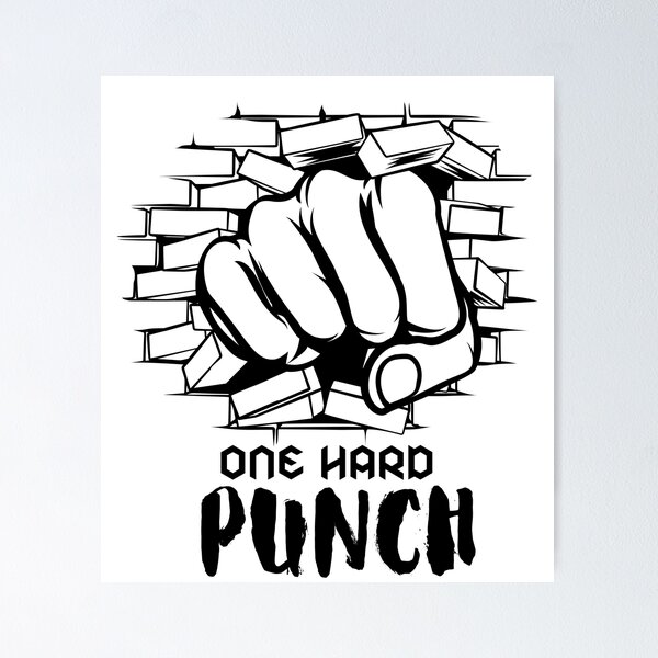 Man Sale Redbubble for One | Punch Posters Funny