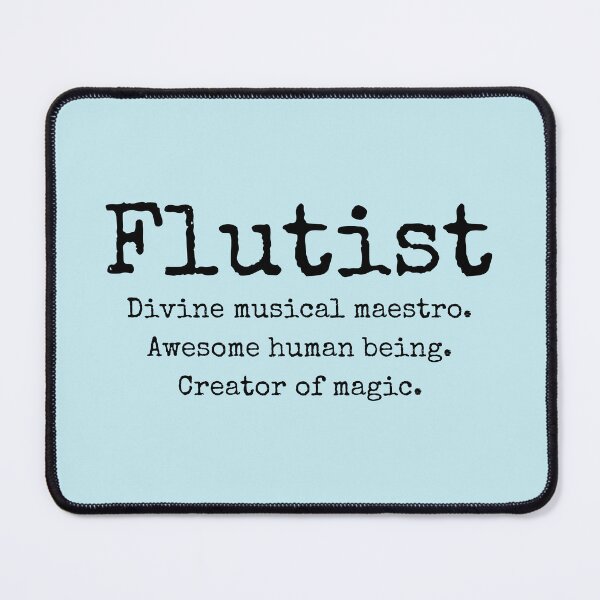 Item preview, Flutist Meaning For Flute Player And Orchestra Musicians As A Jazz Flutist designed and sold by Funwithmusic.