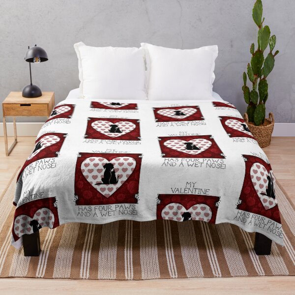 Item preview, My Valentine Has Four Paws…! (on Red) designed and sold by PawsitiveMum.