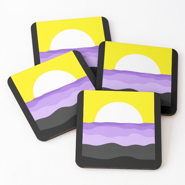 Item preview, Horizon Non Binary Colors. Nonbinary Pride designed and sold by Subtle Pride Shop.