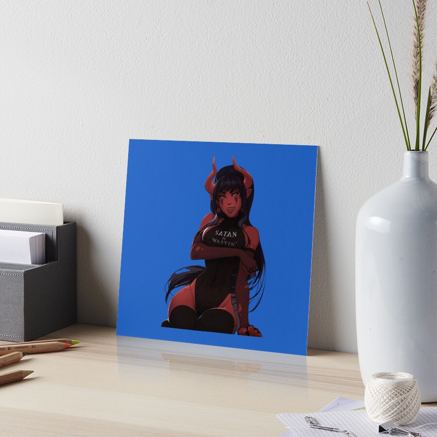 Meru The Succubus kawaii erotic sexy hentai itchii Art Board Print for  Sale by GeovaGoodwin | Redbubble