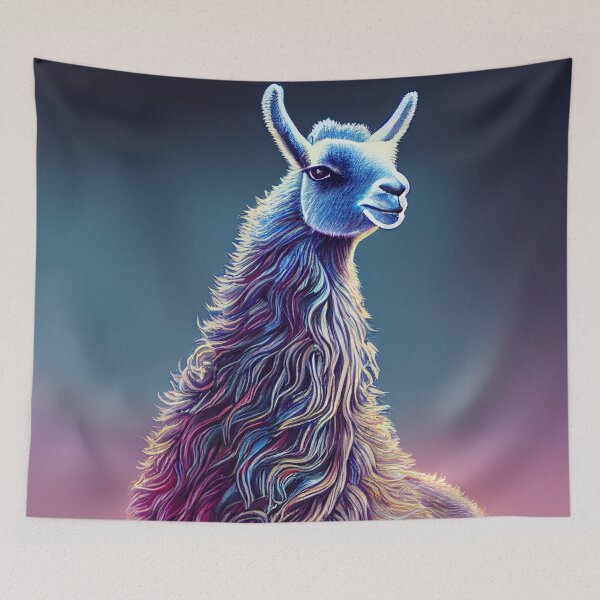 Item preview, Woolly Llama designed and sold by DirtyBirdLad.